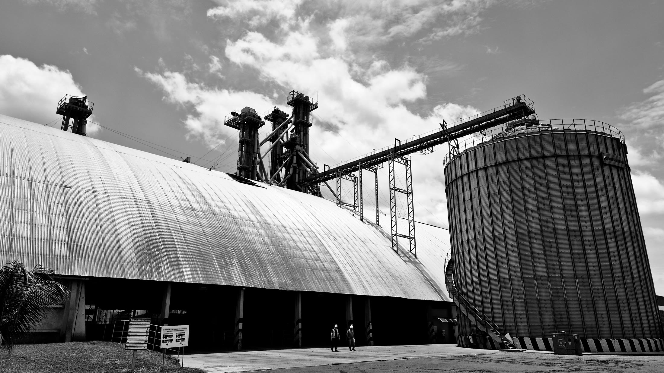 Inspeção em instalação industrial